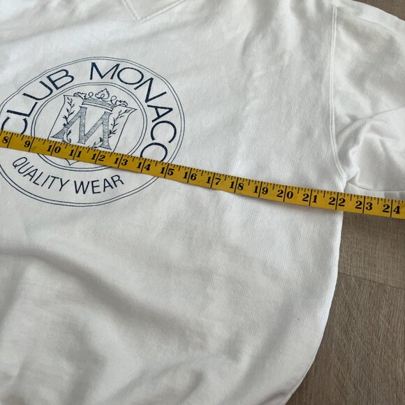 Vintage 90s Club Monaco Crest Sweatshirt - Picture 11 of 13